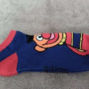 4  PAIRS OF SESAME STREET SOCKS SIZE 8  - 11